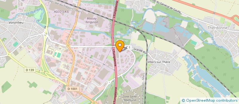 localisation de l'entreprise SCI LE MARAIS  ALLONNE