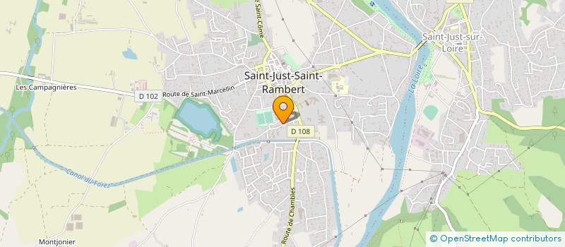 localisation de l'entreprise SCI LE MARAIS  SAINT-JUST-SAINT-RAMBERT