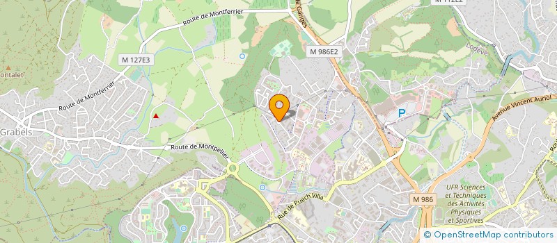 localisation de l'entreprise SCI LE MARAIS  GRABELS