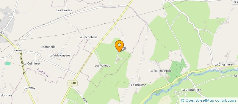 localisation de l'entreprise SCI LE MARAIS  PONTORSON