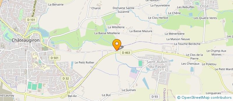 localisation de l'entreprise SCI LE MARAIS  CHATEAUGIRON