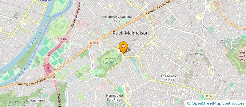 localisation de l'entreprise SCI LE MARAIS à RUEIL-MALMAISON