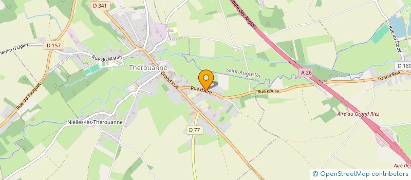 localisation de l'entreprise SCI LE MARAIS  THEROUANNE