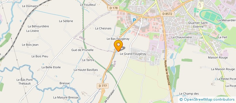 localisation de l'entreprise SCI LE MARAIS D'HERVELEUX  VITRE