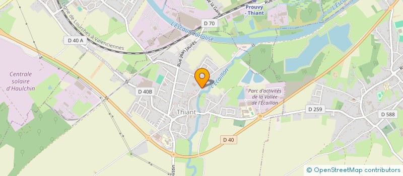 localisation de l'entreprise SCI LE MARAIS DE MAING  THIANT