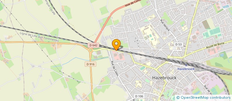 localisation de l'entreprise SCI LE MARAIS DU LIEVRE  HAZEBROUCK