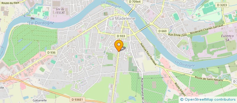 localisation de l'entreprise SCI LE MARAIS OUEST à BERGERAC