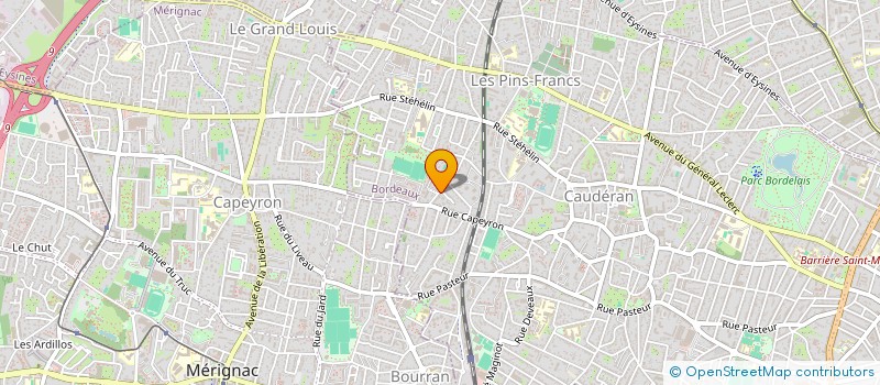 localisation de l'entreprise SCI LE MARAIS PARIS  BORDEAUX