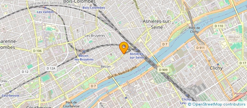 localisation de l'entreprise SCI LE MARAIS  VAUJOURS  ASNIERES-SUR-SEINE
