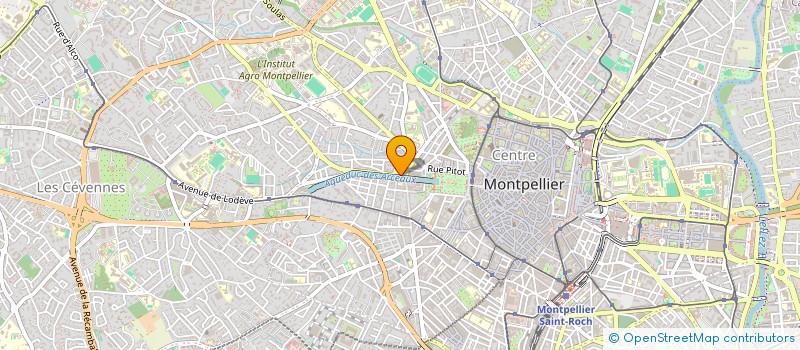 localisation de l'entreprise SCI LE MARBOU à MONTPELLIER