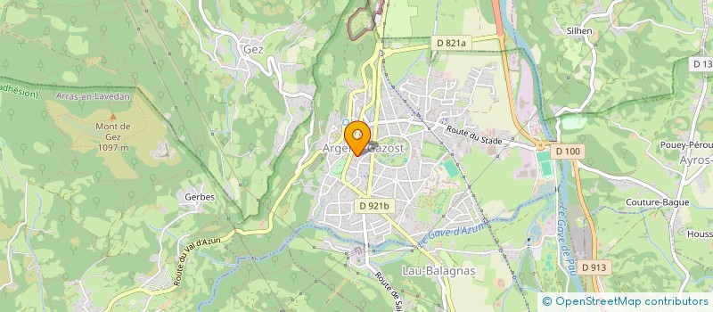 localisation de l'entreprise SCI LE MARCADAU  ARGELES-GAZOST