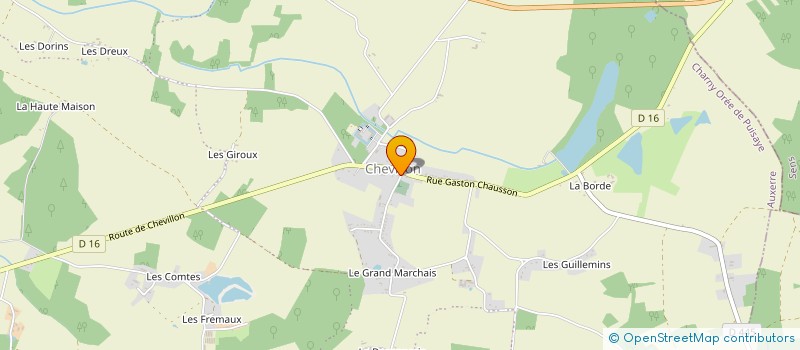 localisation de l'entreprise SCI LE MARCHAIS à CHARNY OREE DE PUISAYE