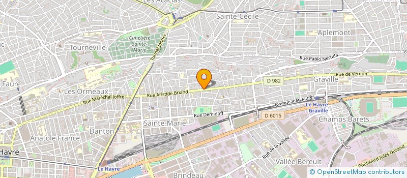 localisation de l'entreprise SCI LE MARECHAL à LE HAVRE