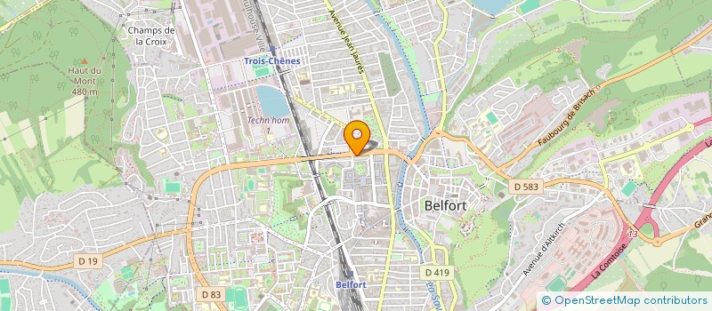 localisation de l'entreprise SCI LE MARECHAL JOFFRE à BELFORT