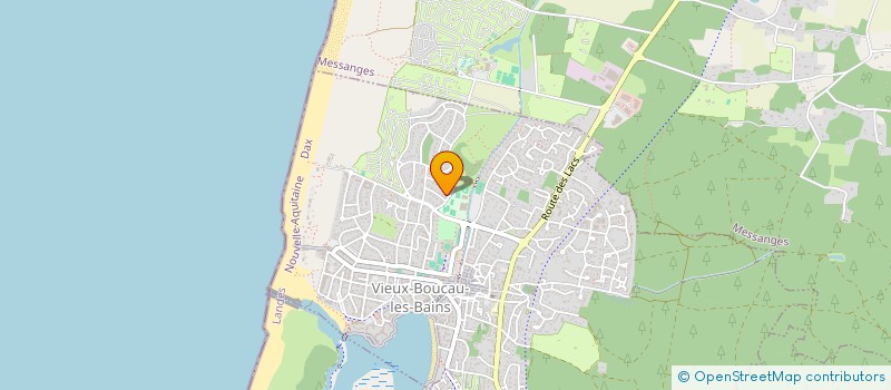 localisation de l'entreprise SCI LE MARENSIN 3  VIEUX-BOUCAU-LES-BAINS