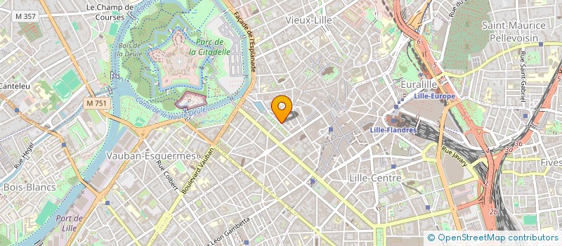 localisation de l'entreprise SCI LE MARESQUEL à LILLE