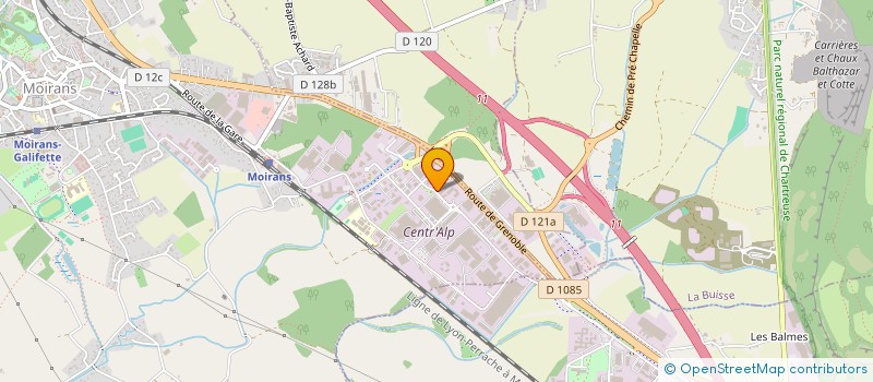 localisation de l'entreprise SCI LE MARIANA  MOIRANS