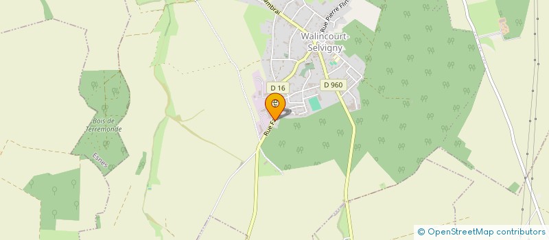 localisation de l'entreprise SCI LE MARILOU  WALINCOURT-SELVIGNY