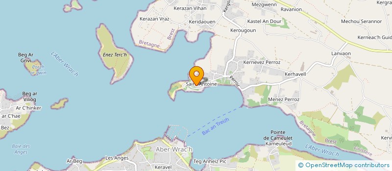localisation de l'entreprise SCI LE MARIN  PLOUGUERNEAU