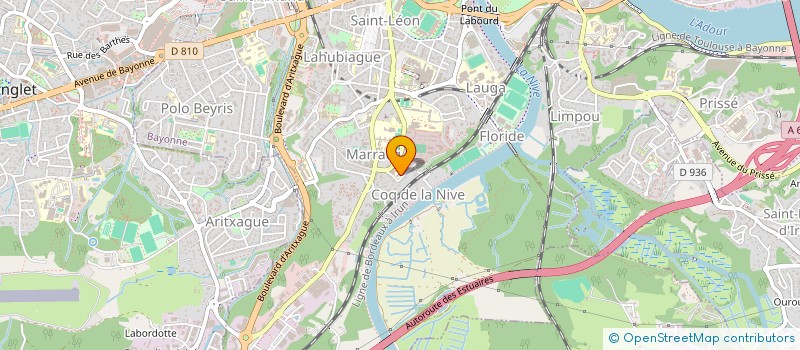 localisation de l'entreprise SCI LE MARINE à BAYONNE