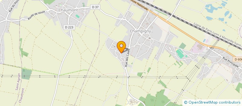 localisation de l'entreprise SCI LE MARINO  CHAMPIGNY