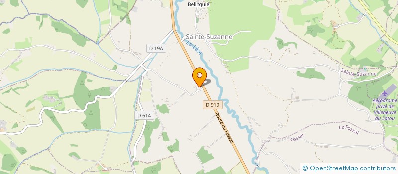 localisation de l'entreprise SCI LE MARIT à SAINTE-SUZANNE