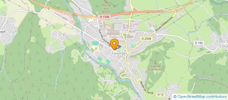 localisation de l'entreprise SCI LE MARLEY  FAVERGES-SEYTHENEX