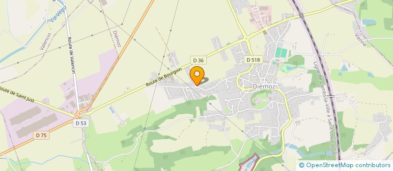 localisation de l'entreprise SCI LE MARLIN  DIEMOZ