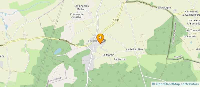 localisation de l'entreprise SCI LE MAROIR  COURLEON