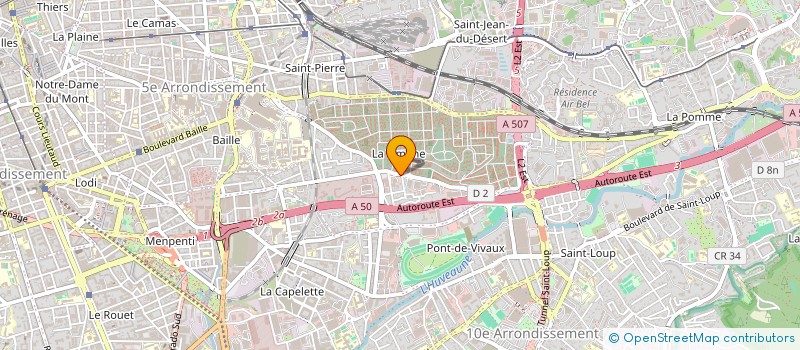 localisation de l'entreprise SCI LE MARQUIS à MARSEILLE