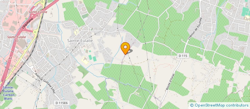 localisation de l'entreprise SCI LE MARQUISAT à SAINTE-EULALIE