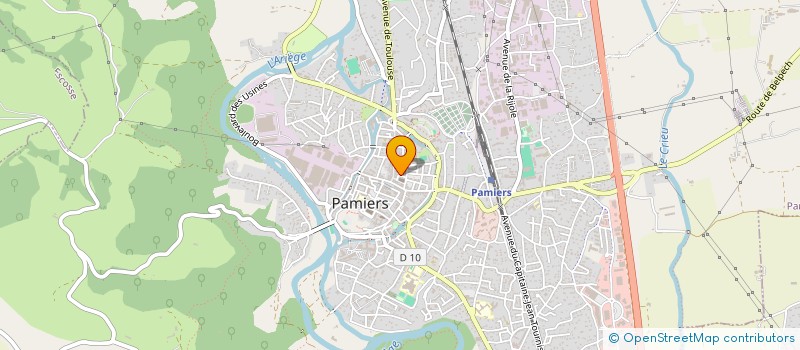 localisation de l'entreprise SCI LE MARRONNIER à PAMIERS