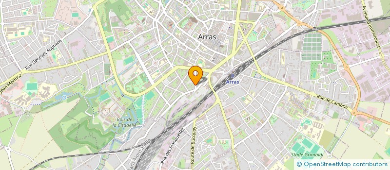 localisation de l'entreprise SCI LE MARRONNIER à ARRAS