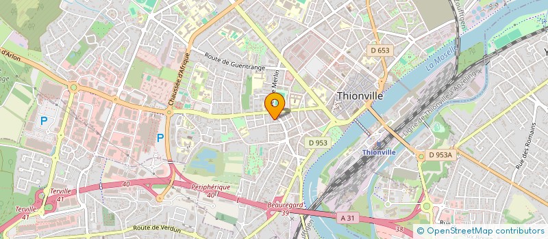 localisation de l'entreprise SCI LE MARS à THIONVILLE