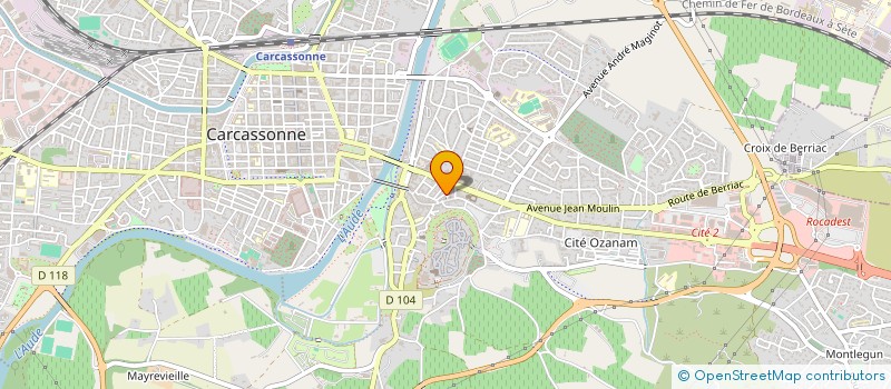 localisation de l'entreprise SCI LE MARTHIE'S à CARCASSONNE