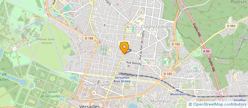 localisation de l'entreprise SCI LE MARTIGUE à VERSAILLES