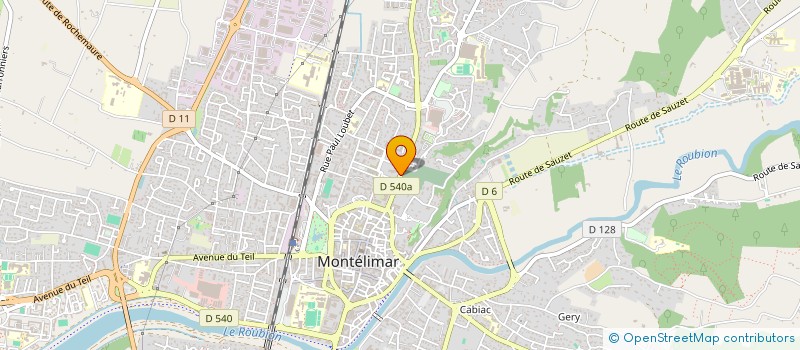 localisation de l'entreprise SCI LE MARTINET à MONTELIMAR