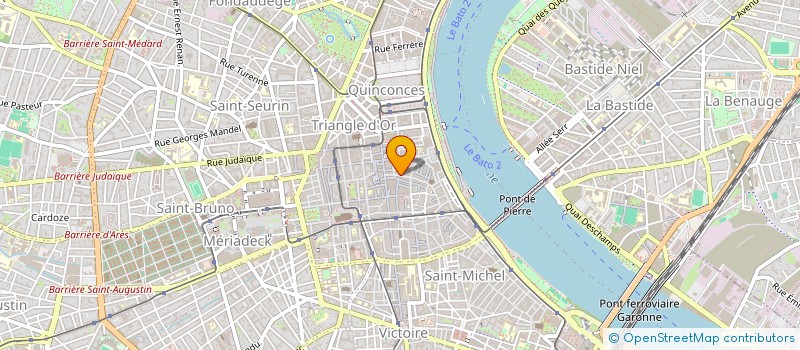 localisation de l'entreprise SCI LE MARTINON SM  BORDEAUX