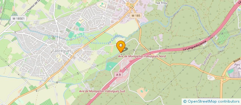 localisation de l'entreprise SCI LE MAS  FABREGUES