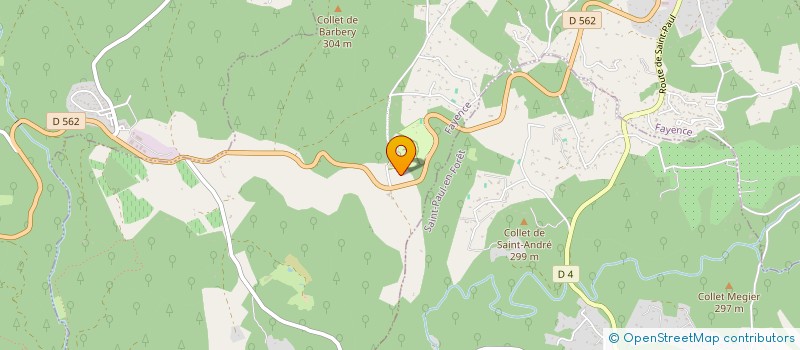 localisation de l'entreprise SCI LE MAS  FAYENCE