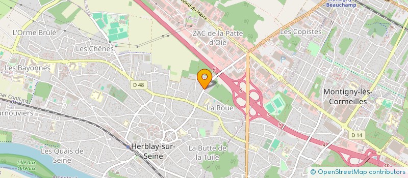 localisation de l'entreprise SCI LE MAS  HERBLAY-SUR-SEINE