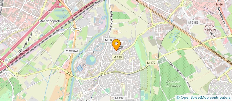 localisation de l'entreprise SCI LE MAS à LATTES