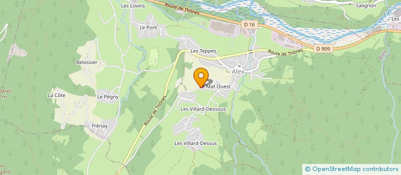 localisation de l'entreprise SCI LE MAS  ALEX