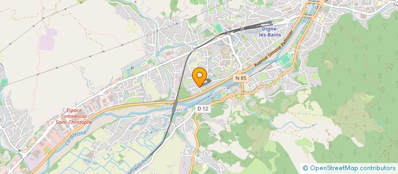 localisation de l'entreprise SCI LE MAS à DIGNE-LES-BAINS