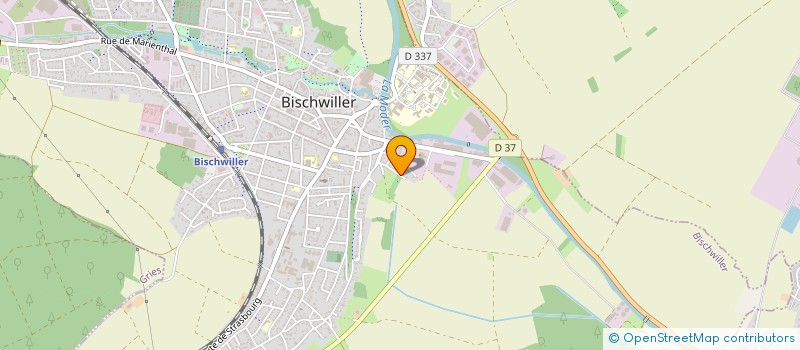 localisation de l'entreprise SCI LE MAS  BISCHWILLER