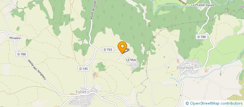 localisation de l'entreprise SCI LE MAS  AYDAT