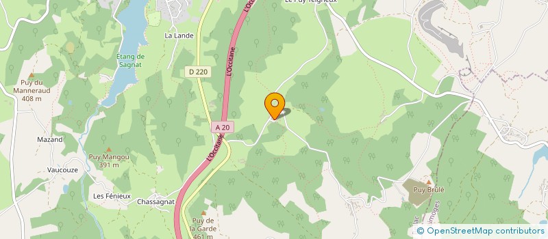 localisation de l'entreprise SCI LE MAS BARBU  BESSINES-SUR-GARTEMPE