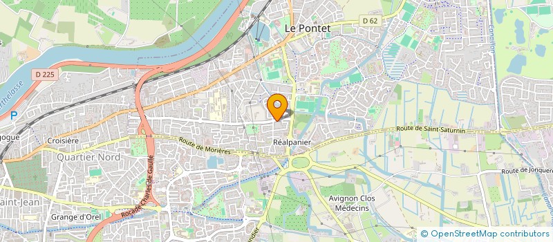 localisation de l'entreprise SCI LE MAS BEAUPRE  LE PONTET