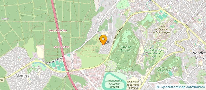 localisation de l'entreprise SCI LE MAS CASABIANCA à VILLERS-LES-NANCY