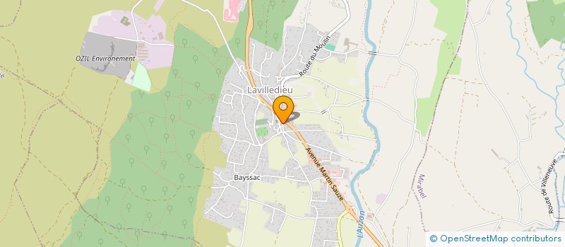 localisation de l'entreprise SCI LE MAS DE BARAUD  VILLENEUVE-DE-BERG